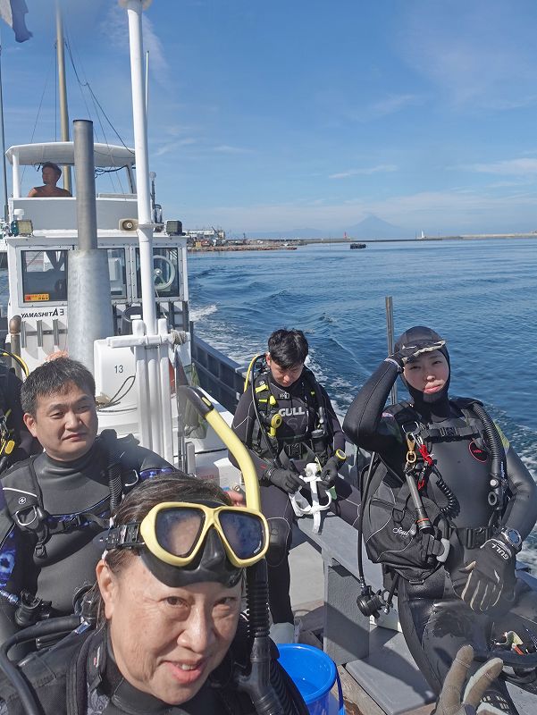 富士山＠城ヶ島朝活ダイビングツアー