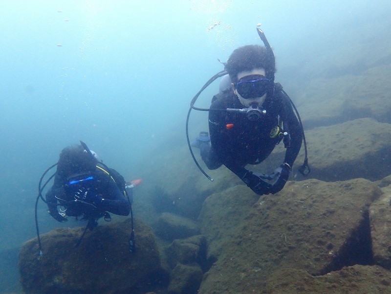 中性浮力練習＠初心者ダイビングツアー