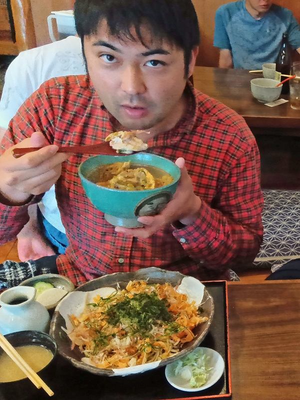 伊豆長岡蕎麦ランチ朝日屋＠大瀬崎ダイビングツアー