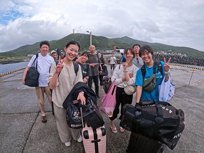 一人参加＠三宅島ダイビング＆ドルフィンスイムツアー