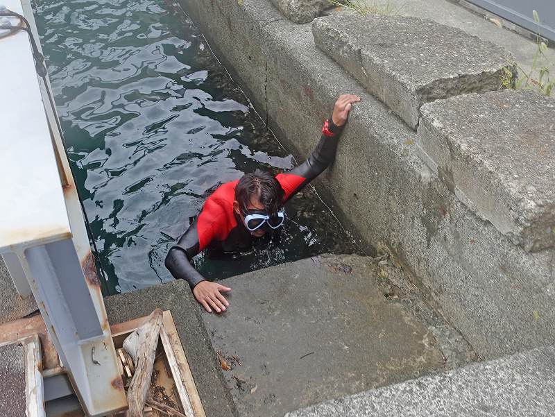 一人参加＠妻良ダイビングツアー