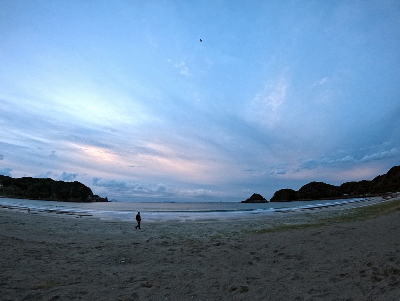 弓ヶ浜朝陽＠東京発神子元ダイビングツアー