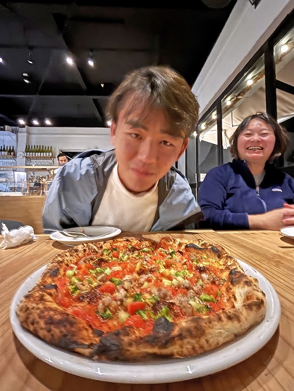 フェルメンコのピザ@東京発神子元ダイビングツアー