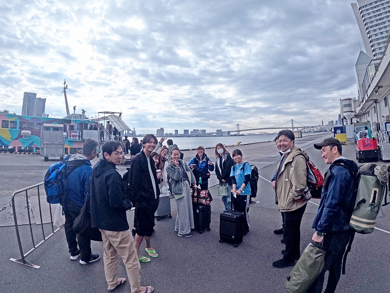 竹芝桟橋@東京発伊豆大島ダイビングツアー