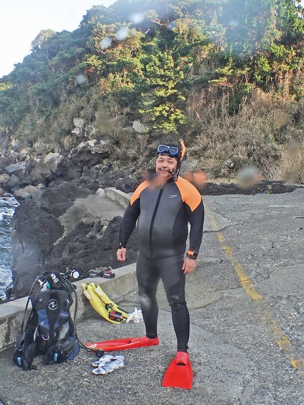 秋の浜@東京発伊豆大島ダイビングツアー