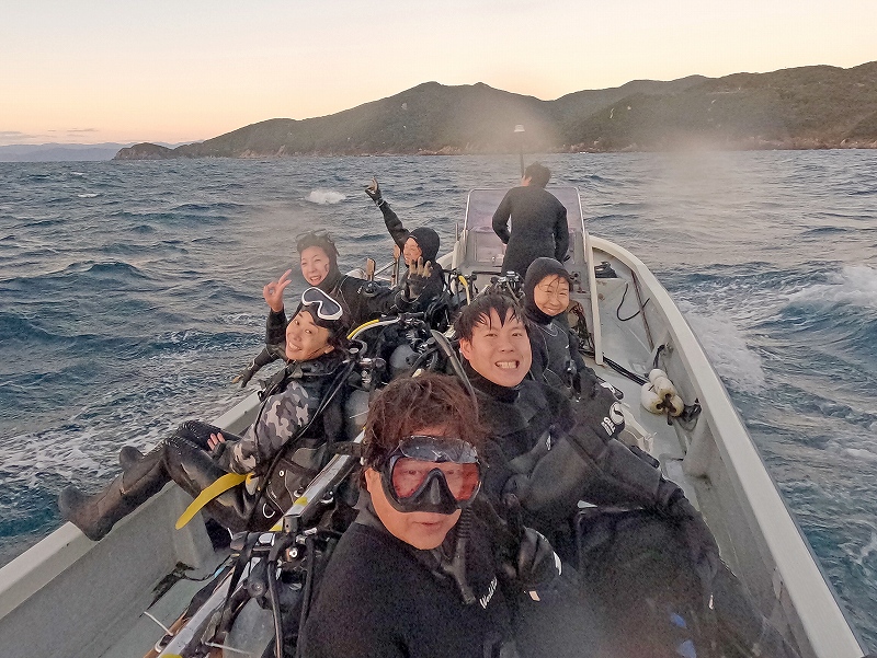 冬の柏島@東京発柏島ダイビングツアー