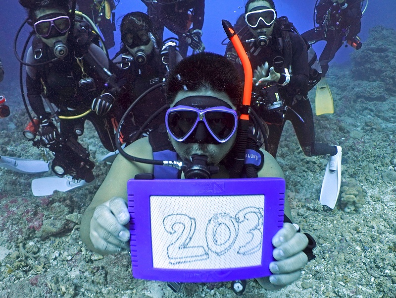 記念ダイブ@東京発パラオダイビングツアー