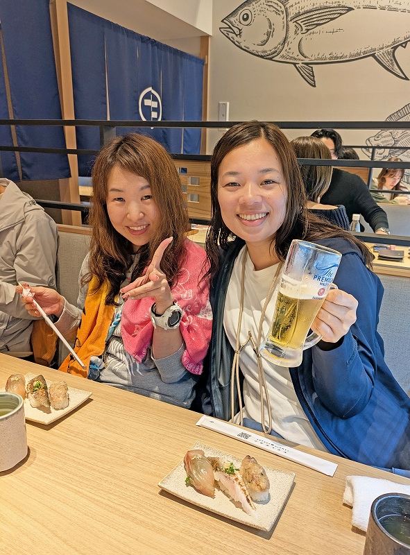 ランチ寿司やまと@東京発西川名ダイビングツアー