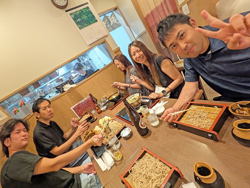 伊東蕎麦手打ち庵＠東京発IOP日帰りダイビングツアー