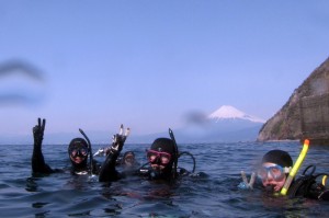 富士山くっきり。